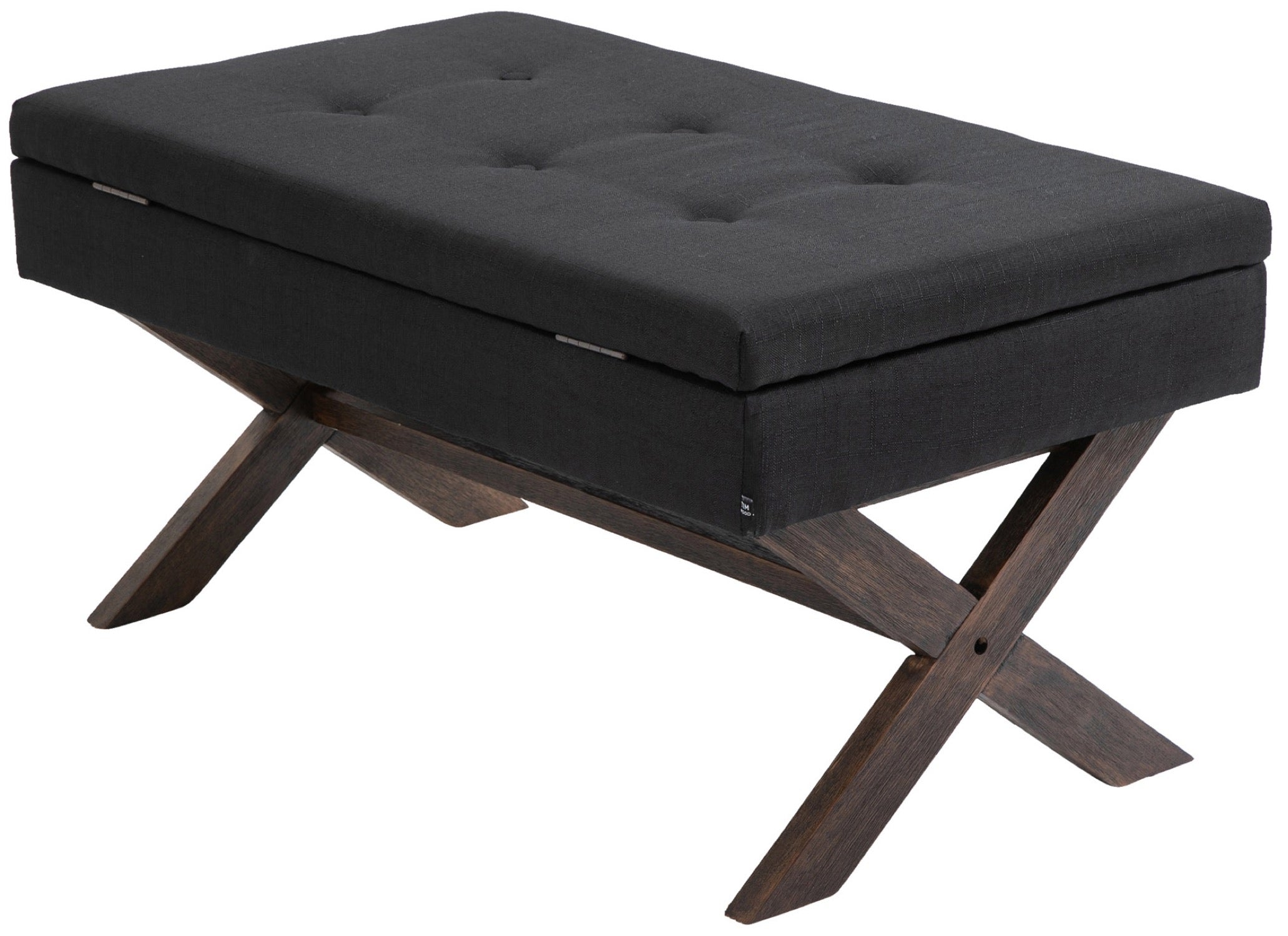 TPFLiving Sitzbank Nero Stoff antik TPFLiving Sitzbank Nero Stoff antik