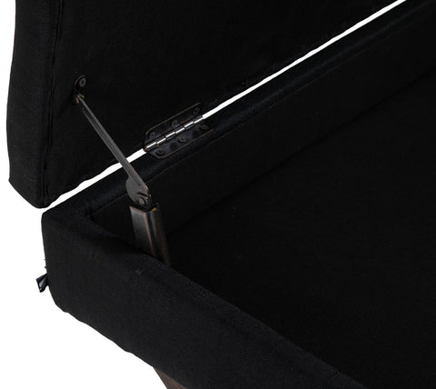 TPFLiving Sitzbank Nero Stoff antik TPFLiving Sitzbank Nero Stoff antik