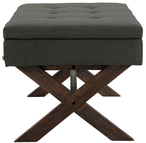 TPFLiving Sitzbank Nero Stoff antik TPFLiving Sitzbank Nero Stoff antik