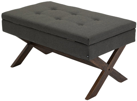 TPFLiving Sitzbank Nero Stoff antik TPFLiving Sitzbank Nero Stoff antik