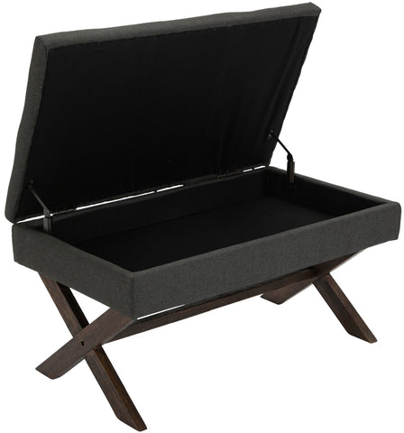 TPFLiving Sitzbank Nero Stoff antik TPFLiving Sitzbank Nero Stoff antik