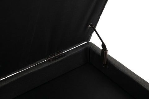 TPFLiving Sitzbank Nero Stoff antik TPFLiving Sitzbank Nero Stoff antik