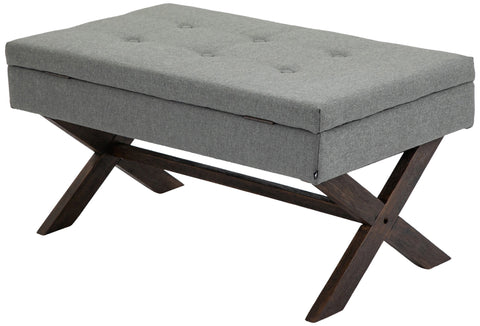 TPFLiving Sitzbank Nero Stoff antik TPFLiving Sitzbank Nero Stoff antik