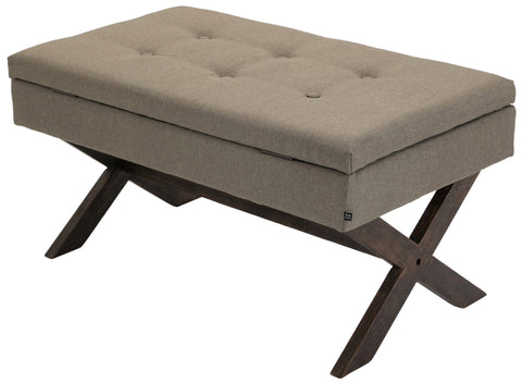 TPFLiving Sitzbank Nero Stoff antik TPFLiving Sitzbank Nero Stoff antik