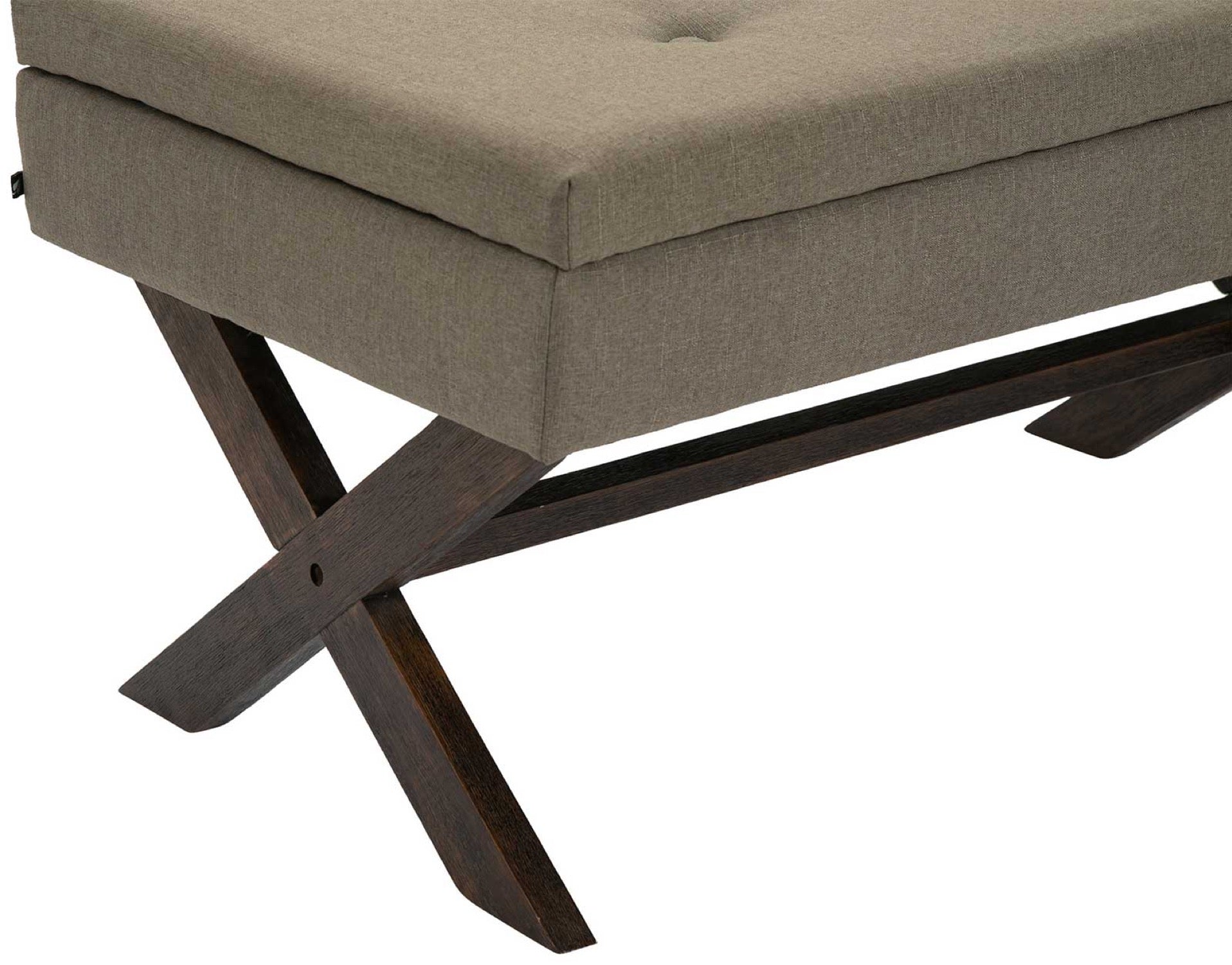 TPFLiving Sitzbank Nero Stoff antik TPFLiving Sitzbank Nero Stoff antik