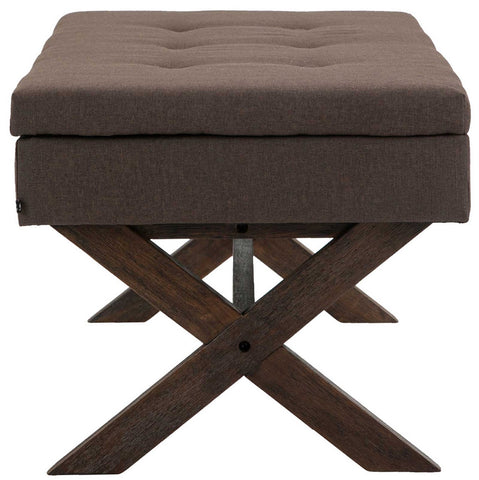 TPFLiving Sitzbank Nero Stoff antik TPFLiving Sitzbank Nero Stoff antik