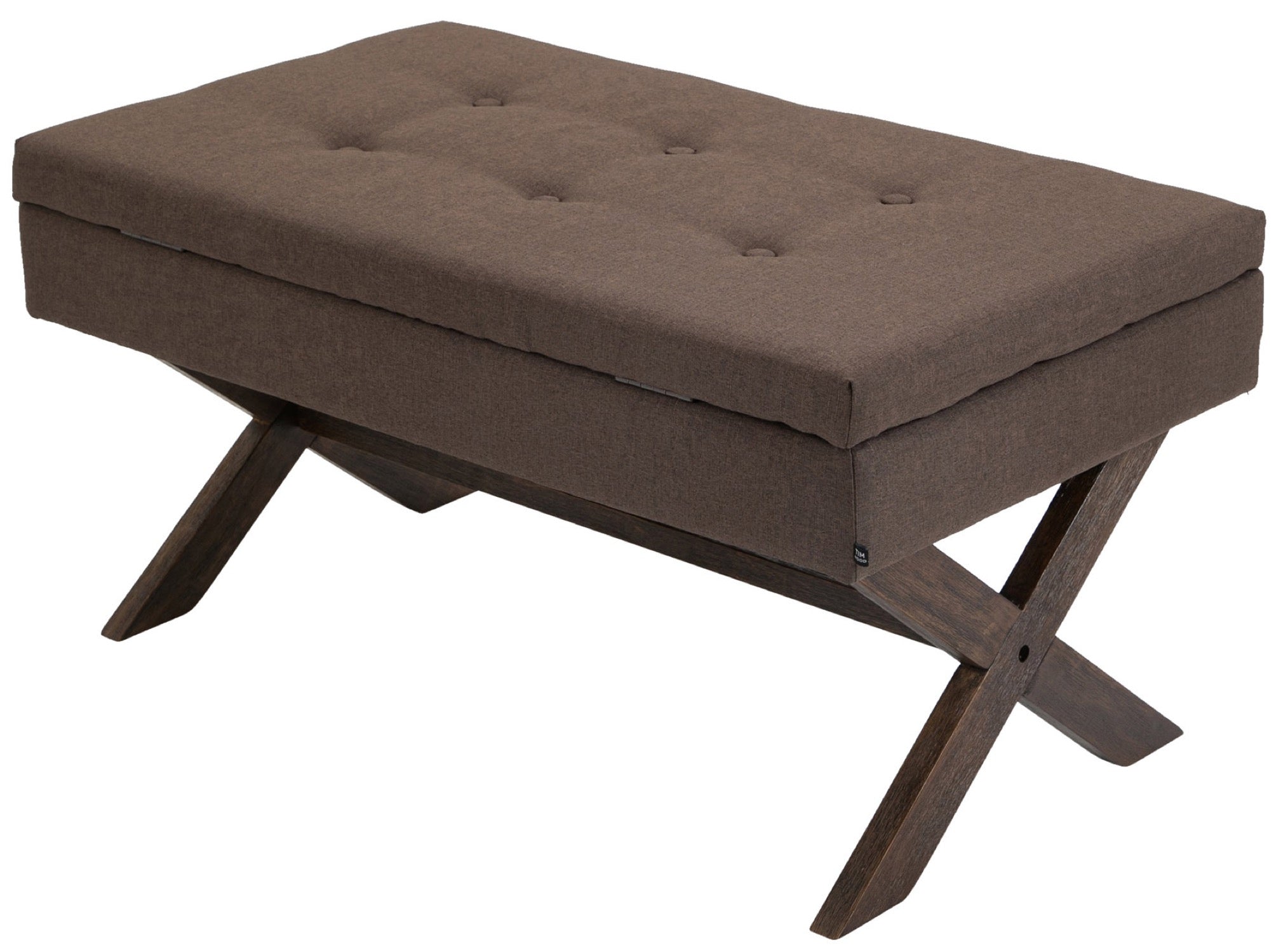 TPFLiving Sitzbank Nero Stoff antik TPFLiving Sitzbank Nero Stoff antik