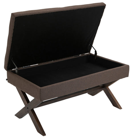 TPFLiving Sitzbank Nero Stoff antik TPFLiving Sitzbank Nero Stoff antik