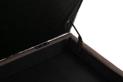 TPFLiving Sitzbank Nero Stoff antik TPFLiving Sitzbank Nero Stoff antik