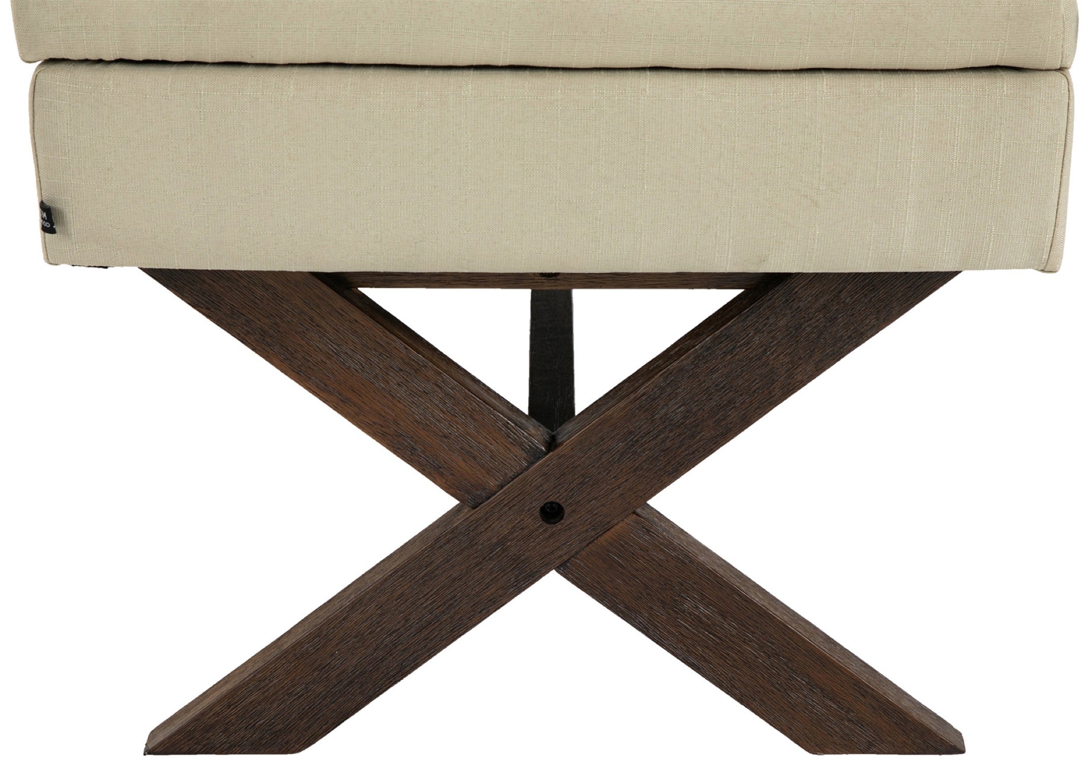 TPFLiving Sitzbank Nero Stoff antik TPFLiving Sitzbank Nero Stoff antik