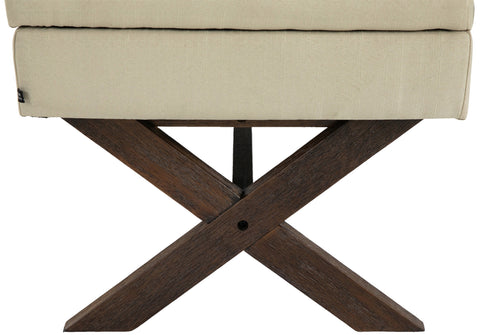 TPFLiving Sitzbank Nero Stoff antik TPFLiving Sitzbank Nero Stoff antik