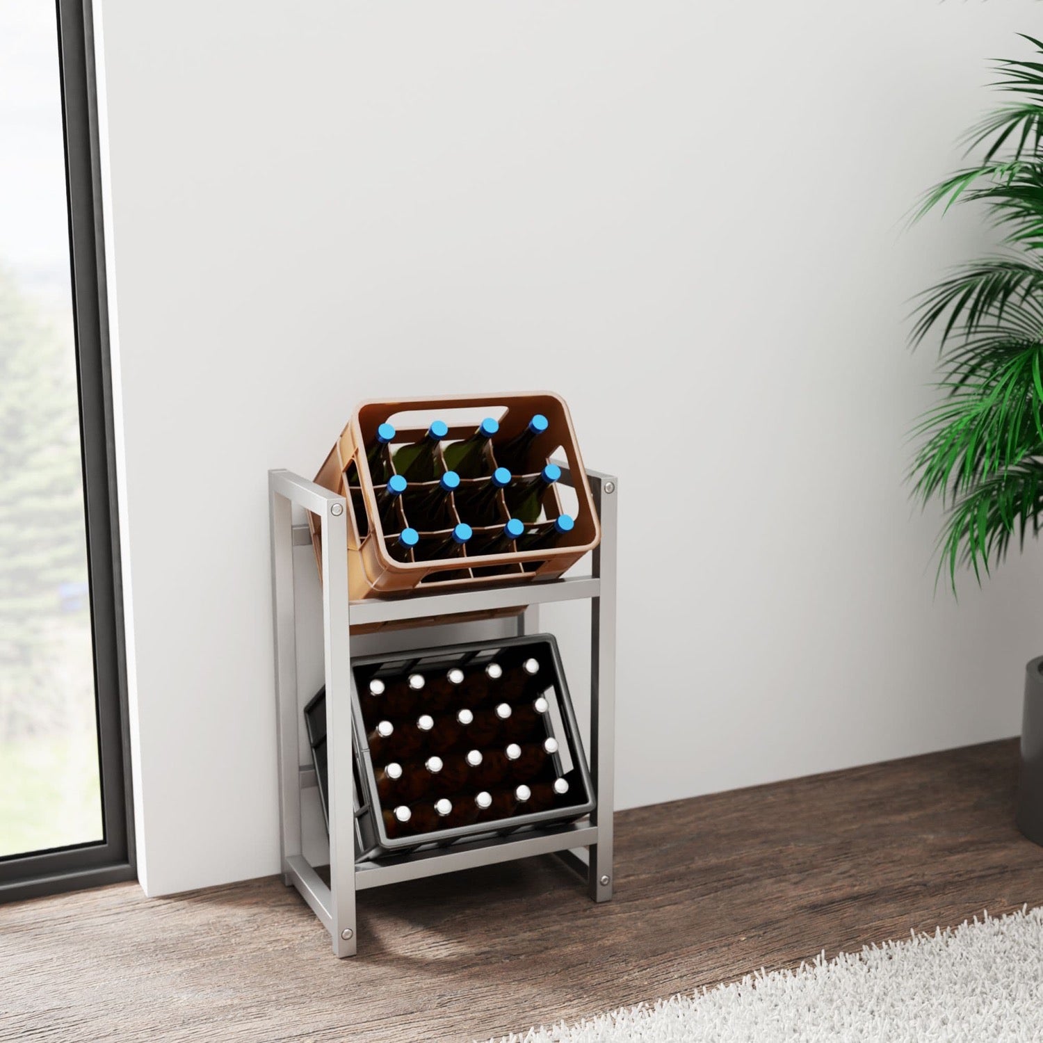 TPFLiving 2er Getränkekistenständer Star TPFLiving 2er Getränkekistenständer Star