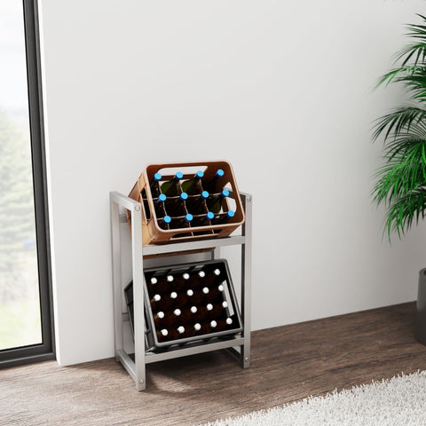 TPFLiving 2er Getränkekistenständer Star TPFLiving 2er Getränkekistenständer Star