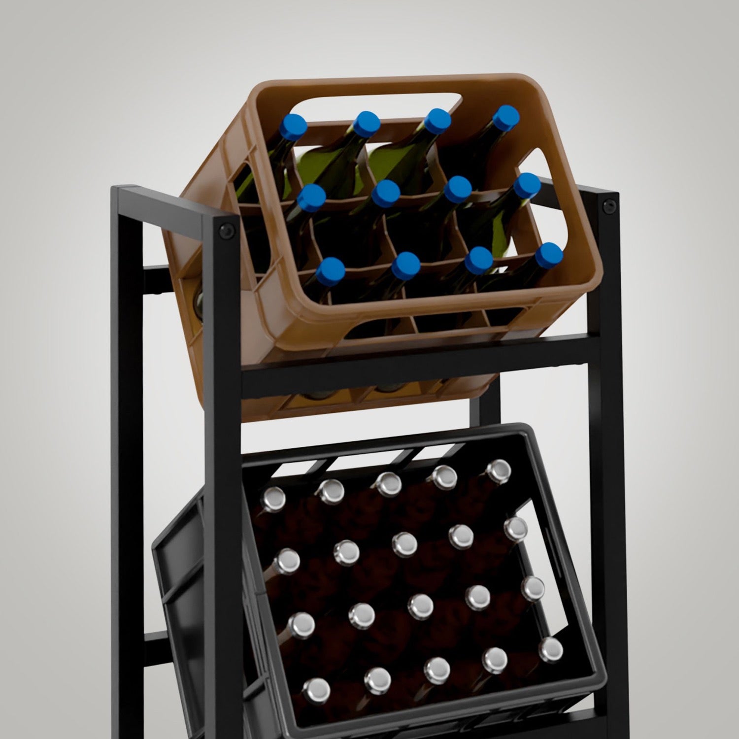 TPFLiving 2er Getränkekistenständer Star TPFLiving 2er Getränkekistenständer Star