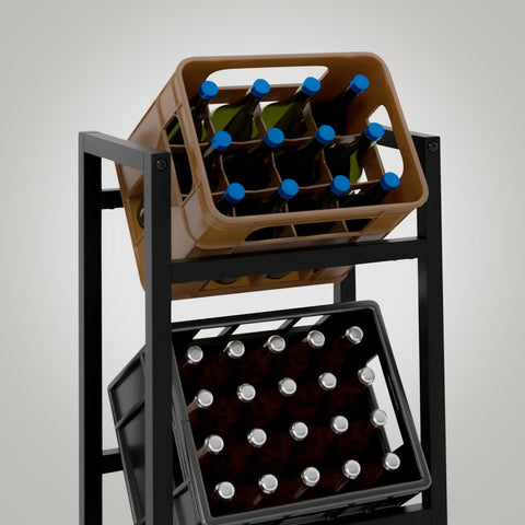 TPFLiving 2er Getränkekistenständer Star TPFLiving 2er Getränkekistenständer Star