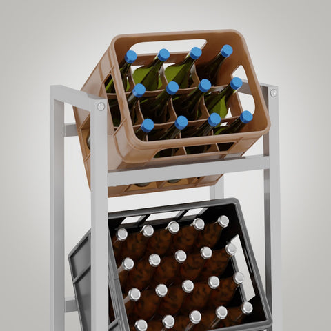 TPFLiving 2er Getränkekistenständer Star TPFLiving 2er Getränkekistenständer Star