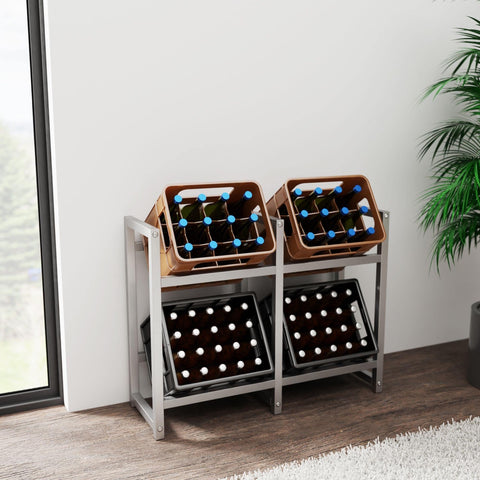 TPFLiving 4er Getränkekistenständer Star TPFLiving 4er Getränkekistenständer Star