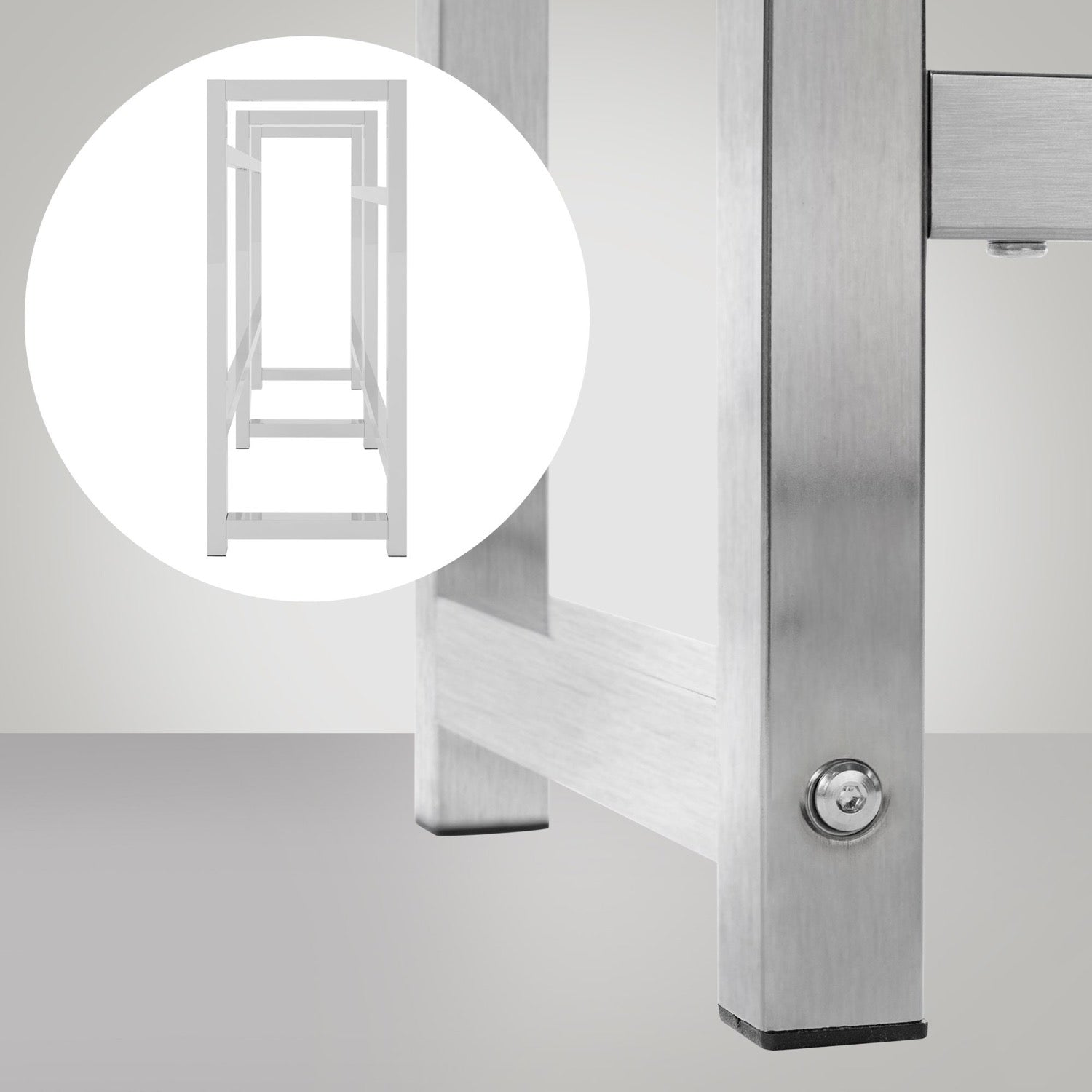 TPFLiving 4er Getränkekistenständer Star TPFLiving 4er Getränkekistenständer Star