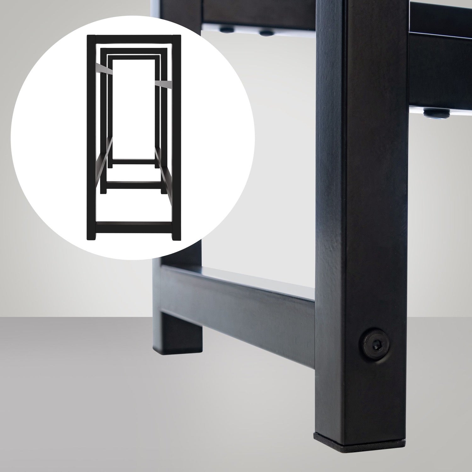 TPFLiving 4er Getränkekistenständer Star TPFLiving 4er Getränkekistenständer Star