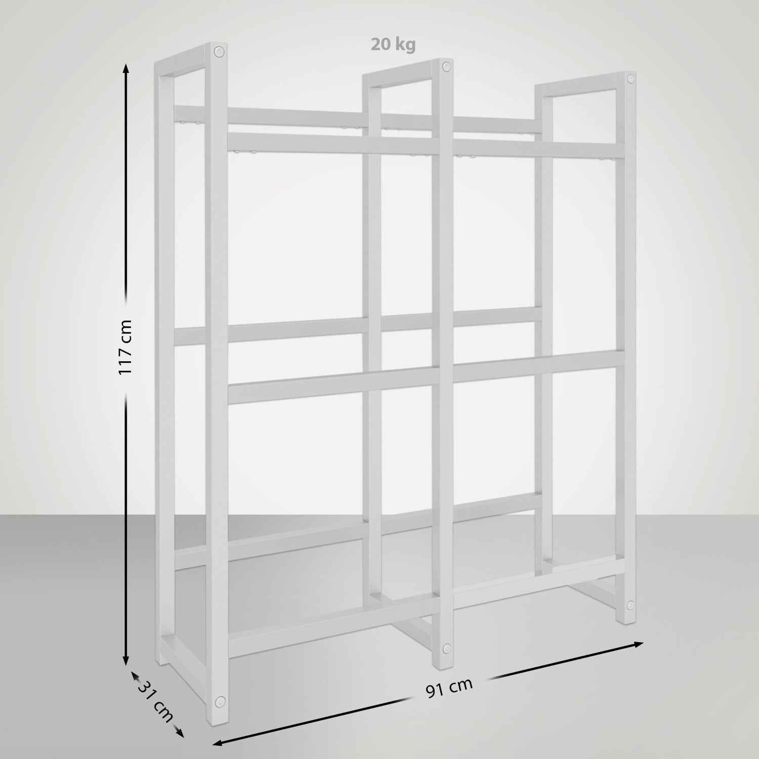 TPFLiving 6er Getränkekistenständer Star TPFLiving 6er Getränkekistenständer Star
