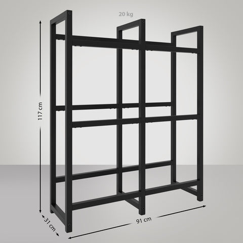 TPFLiving 6er Getränkekistenständer Star TPFLiving 6er Getränkekistenständer Star