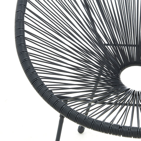 TPFGarden 2er Set Gartenstuhl Eloy mit runder Sitzschale, 2er-Set,Teakholz TPFGarden 2er Set Gartenstuhl Eloy mit runder Sitzschale, 2er-Set,Teakholz