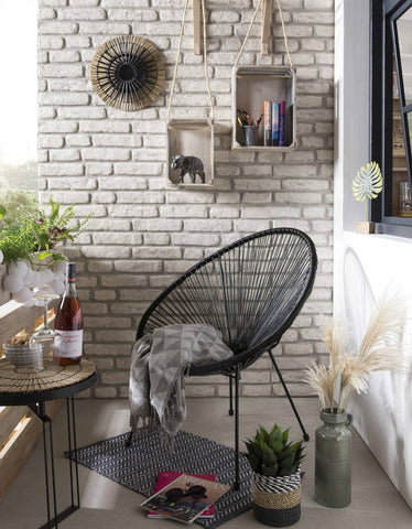 TPFGarden 2er Set Gartenstuhl Eloy mit runder Sitzschale, 2er-Set,Teakholz TPFGarden 2er Set Gartenstuhl Eloy mit runder Sitzschale, 2er-Set,Teakholz