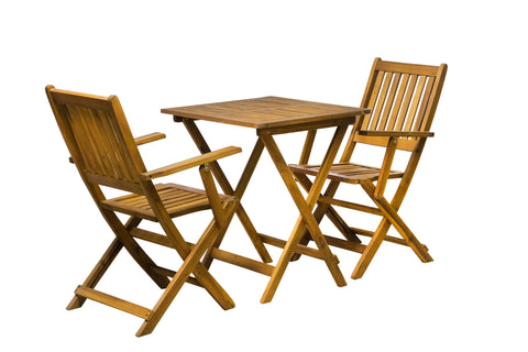 TPFGarden Sitzgruppe Akana - 2 Armlehnstühle, 1 Tisch 62x62 xm TPFGarden Sitzgruppe Akana - 2 Armlehnstühle, 1 Tisch 62x62 xm