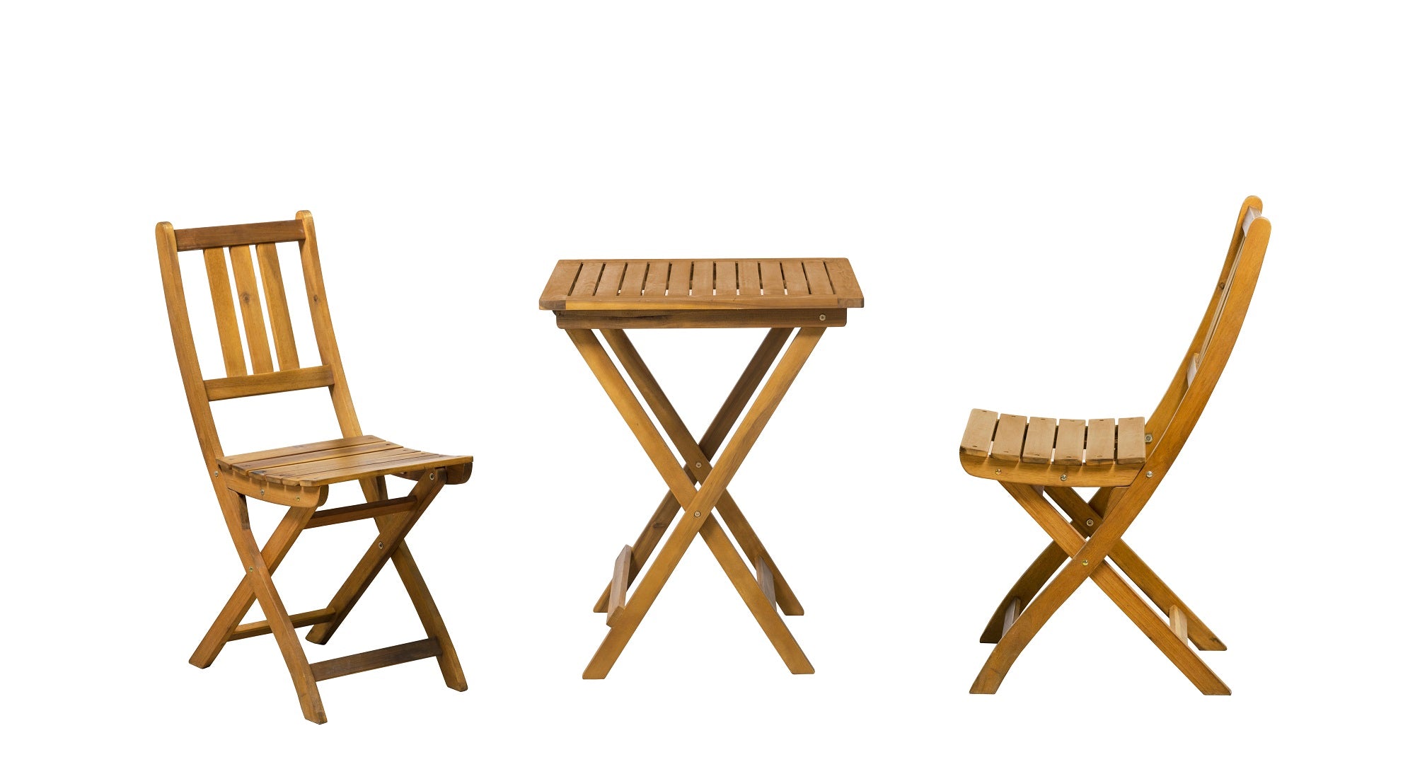 TPFGarden Sitzgruppe Akana mit 2 Stühlen und 1 Tisch, 60x60 cm - Akazienholz geölt TPFGarden Sitzgruppe Akana mit 2 Stühlen und 1 Tisch, 60x60 cm - Akazienholz geölt