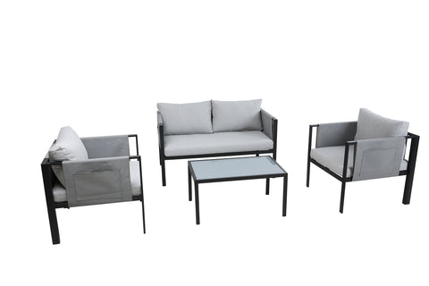 TPFGarden Sitzgruppe Yolo 2-Sitzer + 2 Sessel, 1 Couchtisch, Sitz- + Rückenkissen TPFGarden Sitzgruppe Yolo 2-Sitzer + 2 Sessel, 1 Couchtisch, Sitz- + Rückenkissen