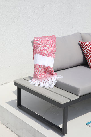 TPFGarden Gartenlounge-Set Yanda Ecksofa, 1 Couchtisch, 5 Sitzkissen, 6 Rückenkissen TPFGarden Gartenlounge-Set Yanda Ecksofa, 1 Couchtisch, 5 Sitzkissen, 6 Rückenkissen