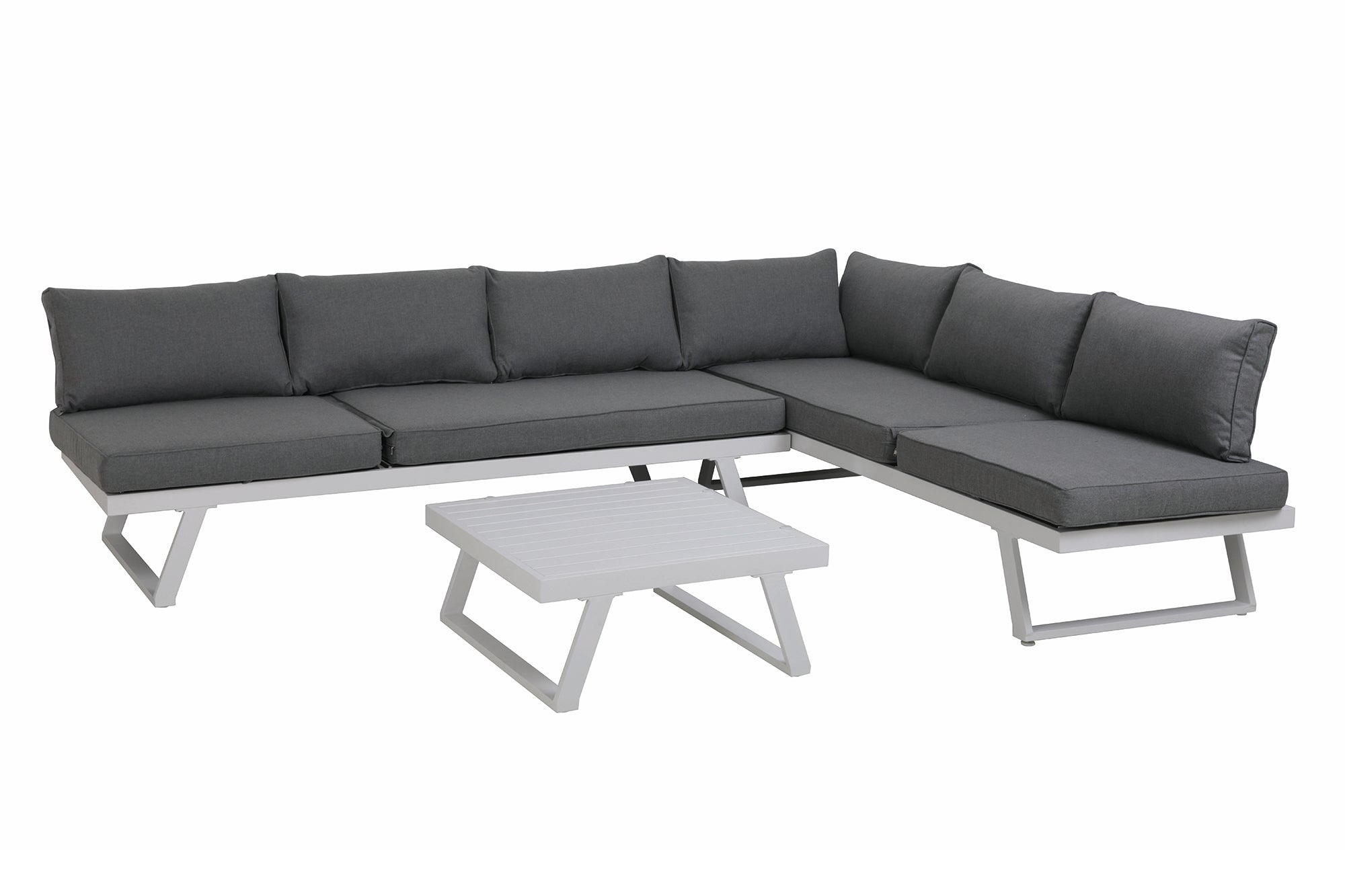 TPFGarden Gartenlounge-Set Yala Ecksofa, 1 Couchtisch, 4 Sitzkissen, 7 Rückenkissen TPFGarden Gartenlounge-Set Yala Ecksofa, 1 Couchtisch, 4 Sitzkissen, 7 Rückenkissen