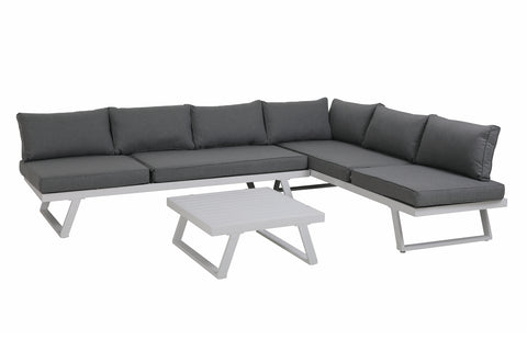 TPFGarden Gartenlounge-Set Yala Ecksofa, 1 Couchtisch, 4 Sitzkissen, 7 Rückenkissen TPFGarden Gartenlounge-Set Yala Ecksofa, 1 Couchtisch, 4 Sitzkissen, 7 Rückenkissen