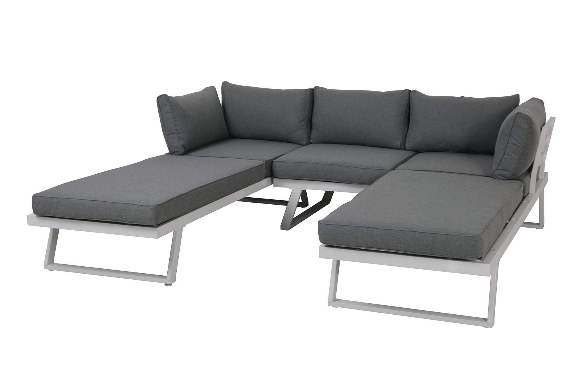 TPFGarden Gartenlounge-Set Yala Ecksofa, 1 Couchtisch, 4 Sitzkissen, 7 Rückenkissen TPFGarden Gartenlounge-Set Yala Ecksofa, 1 Couchtisch, 4 Sitzkissen, 7 Rückenkissen