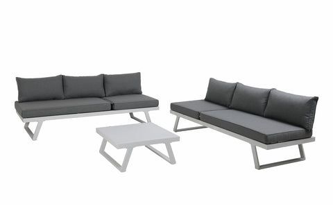 TPFGarden Gartenlounge-Set Yala Ecksofa, 1 Couchtisch, 4 Sitzkissen, 7 Rückenkissen TPFGarden Gartenlounge-Set Yala Ecksofa, 1 Couchtisch, 4 Sitzkissen, 7 Rückenkissen