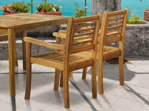 TPFGarden Gartensessel Akana mit Armlehnen - Akazienholz geölt TPFGarden Gartensessel Akana mit Armlehnen - Akazienholz geölt