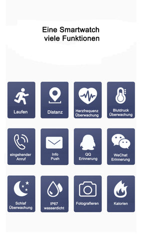 TPFNet Smart Watch / Fitness Tracker IP67 - Silikon Armband - Android & IOS - verschiedene Farben TPFNet Smart Watch / Fitness Tracker IP67 - Silikon Armband - Android & IOS - verschiedene Farben