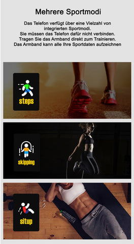 TPFNet Smart Watch / Fitness Tracker IP67 - Silikon Armband - Android & IOS - verschiedene Farben TPFNet Smart Watch / Fitness Tracker IP67 - Silikon Armband - Android & IOS - verschiedene Farben