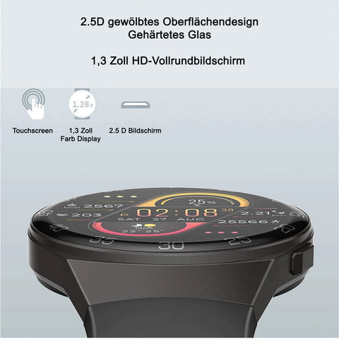 TPFNet Smart Watch / Fitness Tracker IP68 - Silikon Armband - Android & IOS - verschiedene Farben TPFNet Smart Watch / Fitness Tracker IP68 - Silikon Armband - Android & IOS - verschiedene Farben