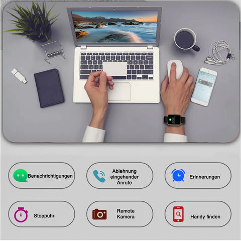 TPFNet Smart Watch / Fitness Tracker IP67 - Silikon Armband - Android & IOS - verschiedene Farben TPFNet Smart Watch / Fitness Tracker IP67 - Silikon Armband - Android & IOS - verschiedene Farben