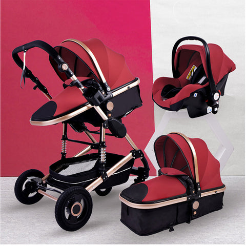 TPFLiving Kombi-Kinderwagen 3in1 Set - Modell 2 Stoff TPFLiving Kombi-Kinderwagen 3in1 Set - Modell 2 Stoff