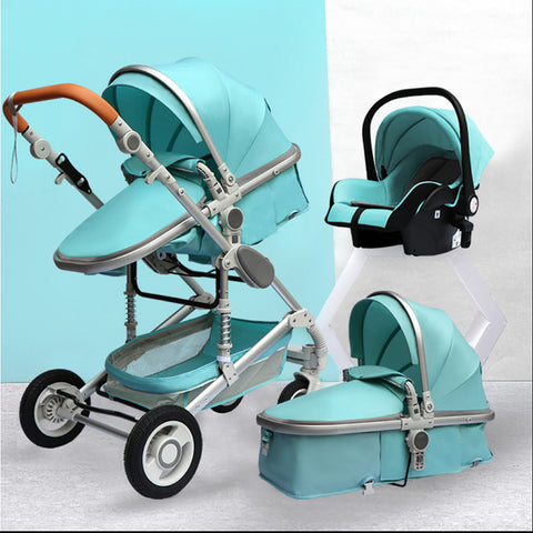 TPFLiving Kombi-Kinderwagen 3in1 Set - Modell 2 Stoff TPFLiving Kombi-Kinderwagen 3in1 Set - Modell 2 Stoff