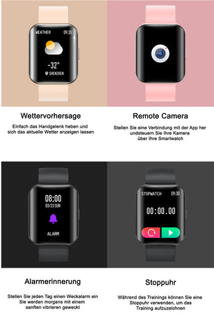 TPFNet Smart Watch / Fitness Tracker IP67 - Silikon Armband - Android & IOS - verschiedene Farben TPFNet Smart Watch / Fitness Tracker IP67 - Silikon Armband - Android & IOS - verschiedene Farben