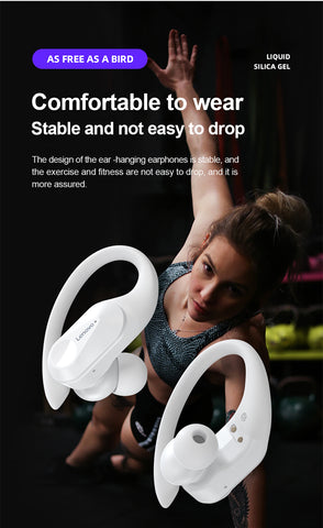 Lenovo LP75 Bluetooth-Kopfhörer Weiß Lenovo LP75 Bluetooth-Kopfhörer Weiß