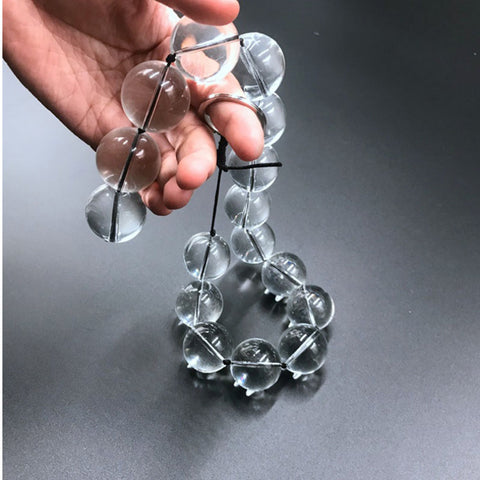 TPFSecret Glas Analkugeln Analkette für Männer und Frauen - verschiedene Länge und Durchmesser