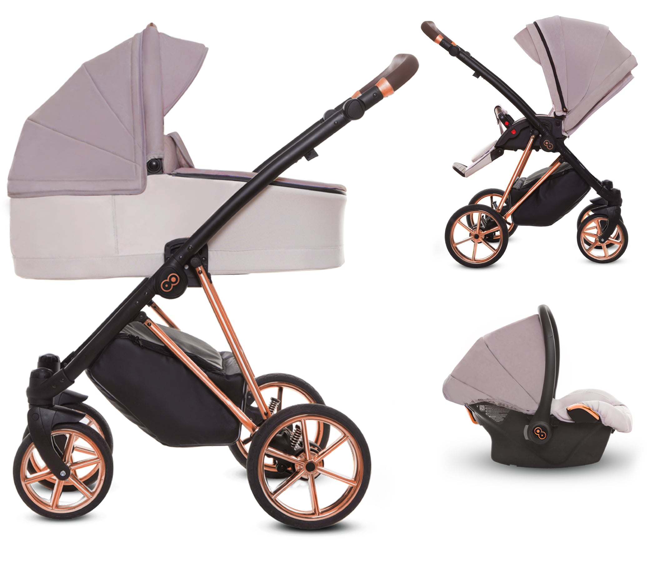 TPFLiving 3in1 Kinderwagen Ultra