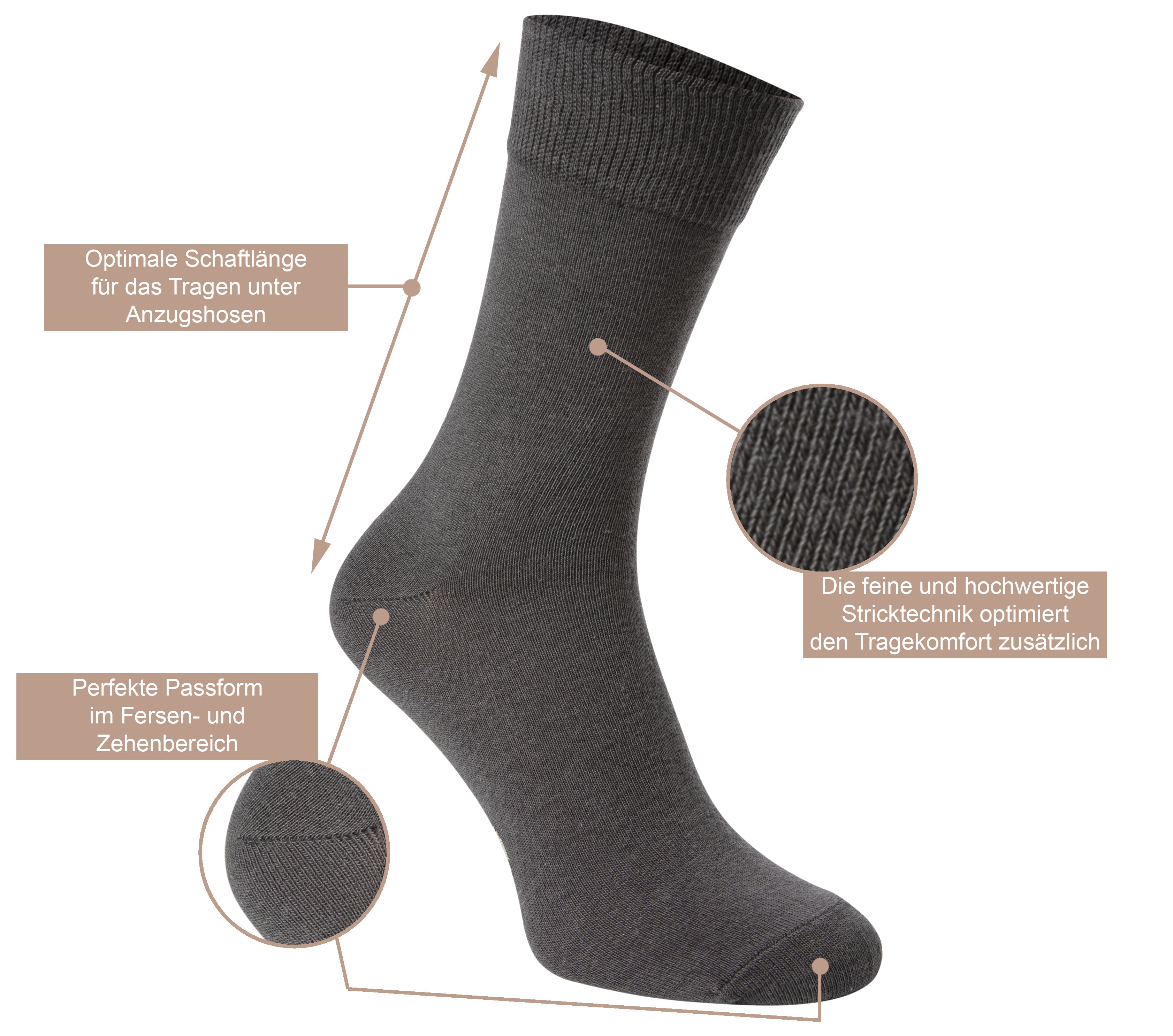 Paolo Renzo® Business Socken 3/6/12/18 oder 36 Paar - Größen 39/42 und 43/46 Paolo Renzo® Business Socken 3/6/12/18 oder 36 Paar - Größen 39/42 und 43/46