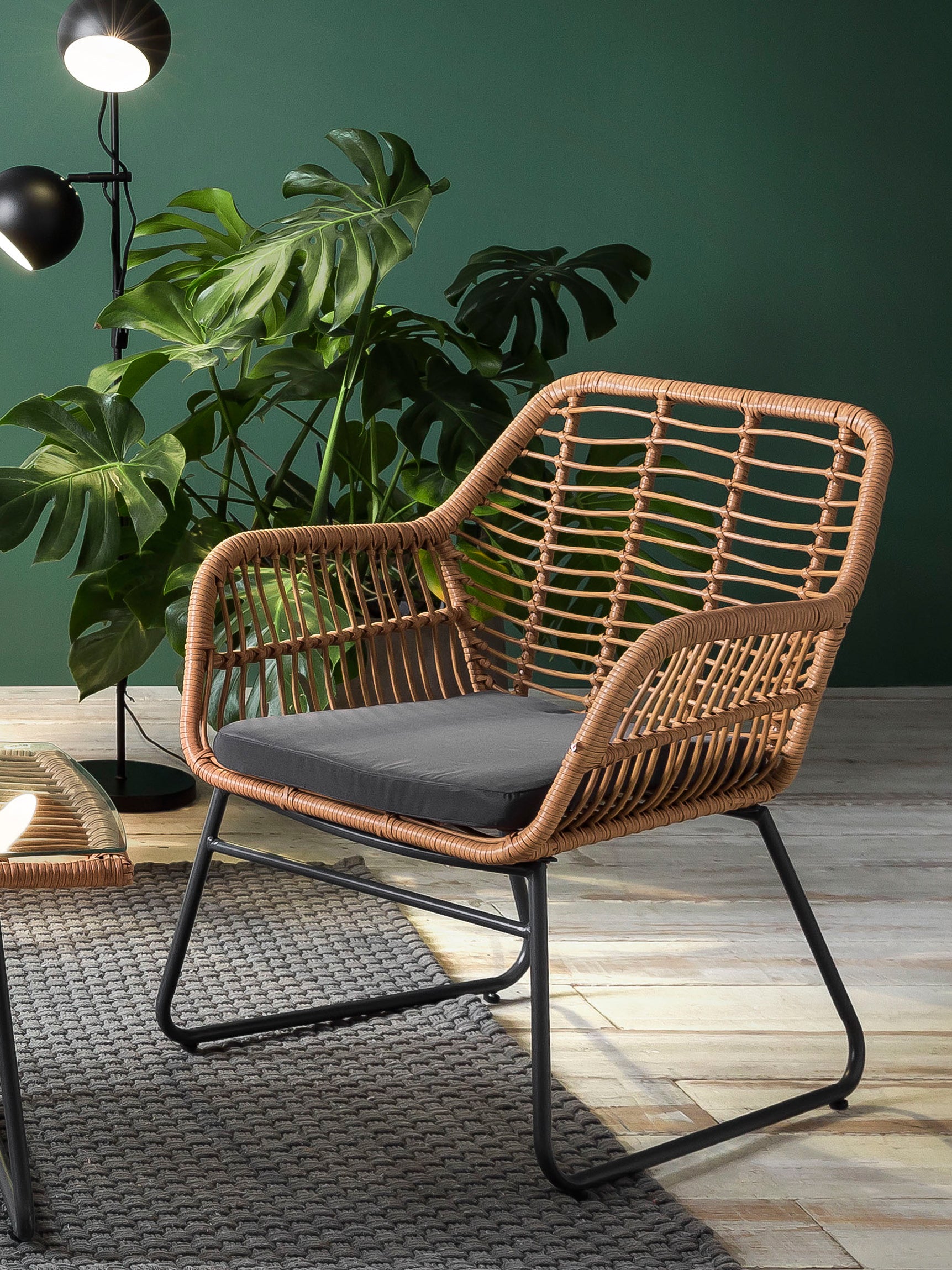 TPFGarden Sitzgruppe MARELLO 2 Stühle, 2 Sitzkissen, 1 Bank, 1 Bankauflage, 1 Couchtisch TPFGarden Sitzgruppe MARELLO 2 Stühle, 2 Sitzkissen, 1 Bank, 1 Bankauflage, 1 Couchtisch