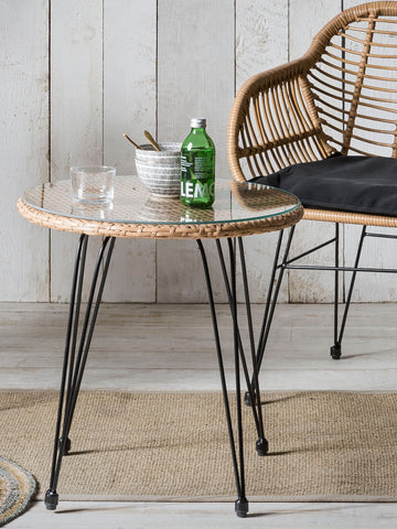 TPFGarden Sitzgruppe MARTINA 2 Stühle, 2 Sitzkissen, 1 Beistelltisch TPFGarden Sitzgruppe MARTINA 2 Stühle, 2 Sitzkissen, 1 Beistelltisch