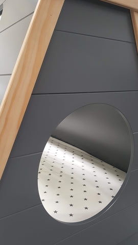 TPFLiving Kinderbett Fryak in Form eines Tipis, inkl. Lattenrost TPFLiving Kinderbett Fryak in Form eines Tipis, inkl. Lattenrost